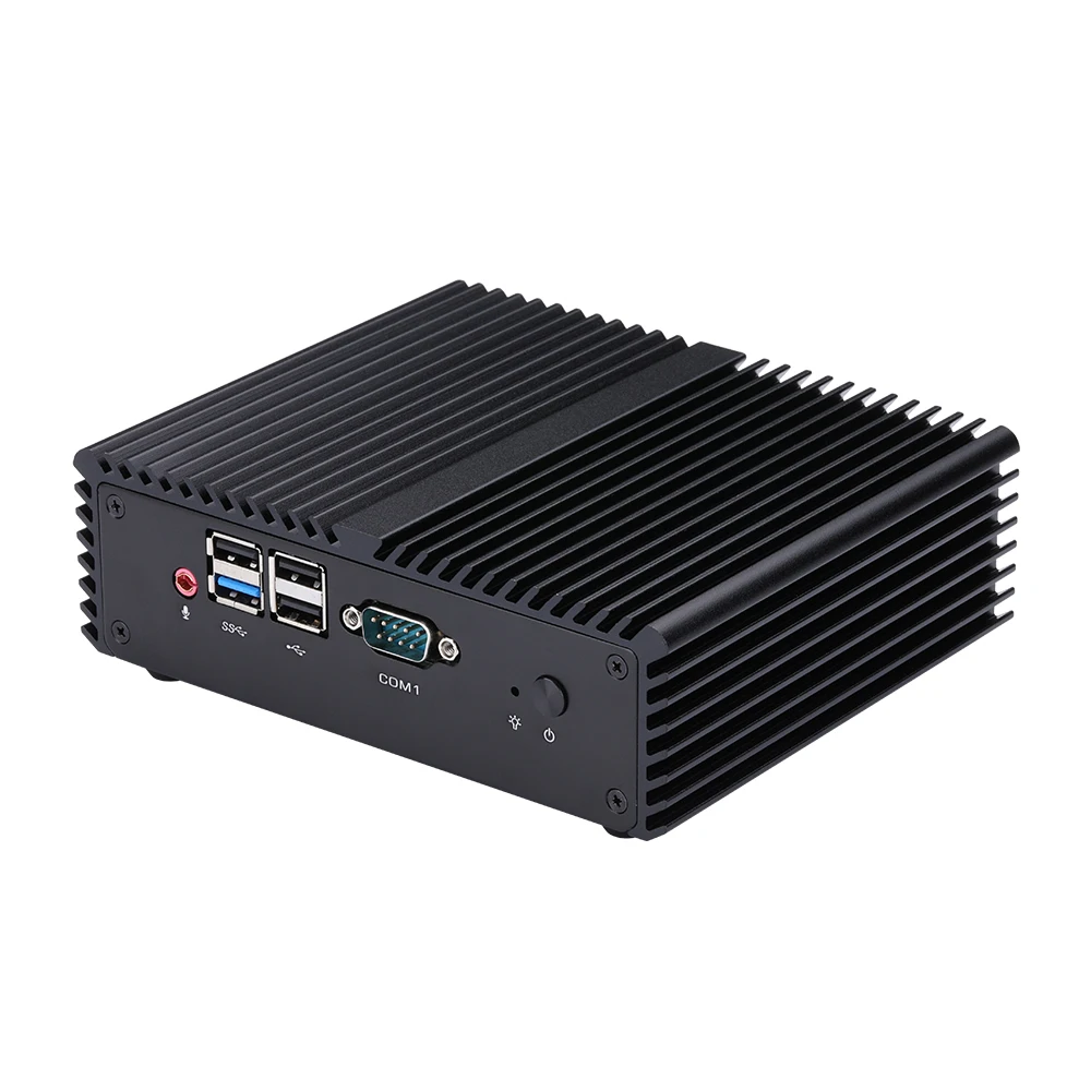 Qotom Mini PC Q190S-CPU Celeron j1900 Quad Core 2,0 GHz/RAM DDR3/SSD MSATA/Doppia LAN/Senza ventola