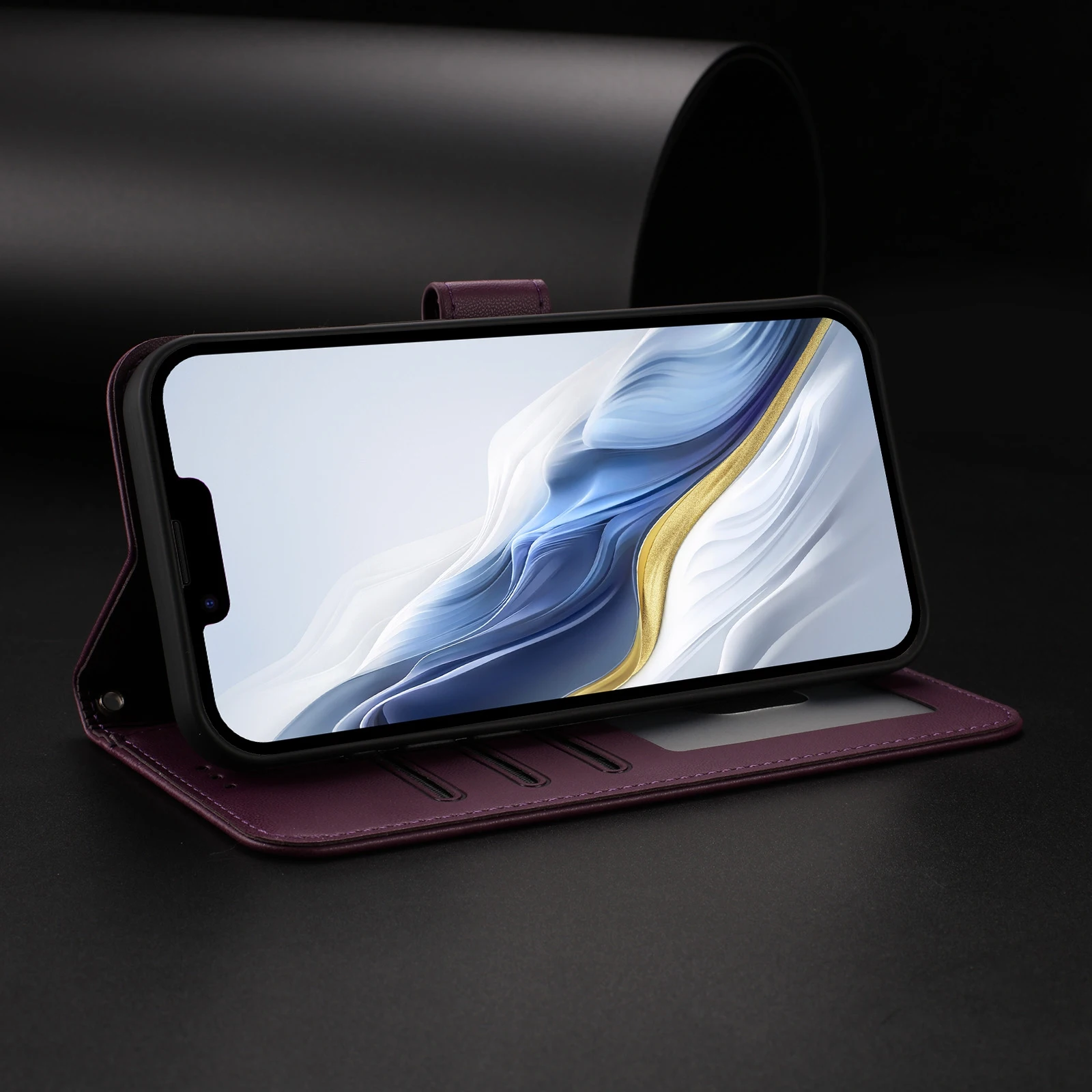 محفظة عادية غطاء الوجه حامل بطاقة جلدية جراب هاتف لشارب أكوس أتمنى 4 5 R10 R9 Pro Sense9 صفر 6 2 R2 المدمجة R3 V