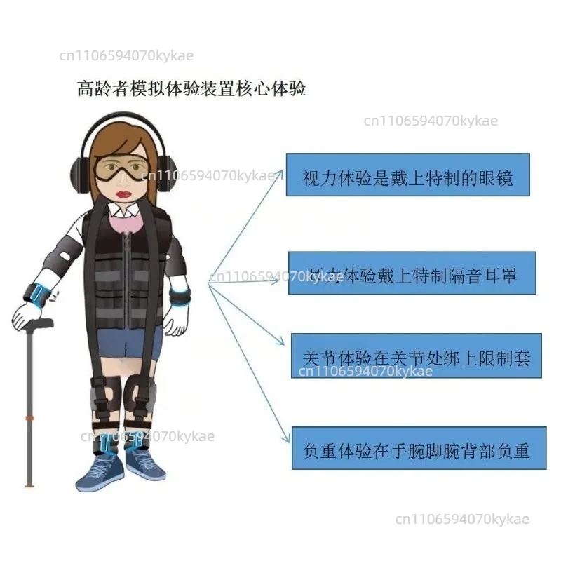 The Elderly Simulation Experience Device, Teaching Device, Experience Life Behavior of The Elderly