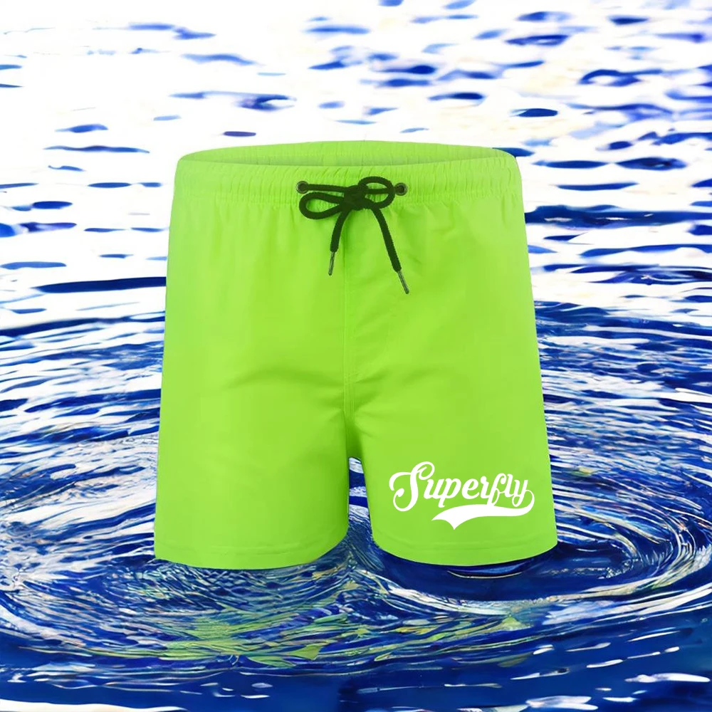 

Пляжные шорты с карманами, быстросохнущие мужские шорты для плавания на доске для серфинга, новинка 2024, горячие летние шорты для плавания, спортивные шорты для спортзала и бега