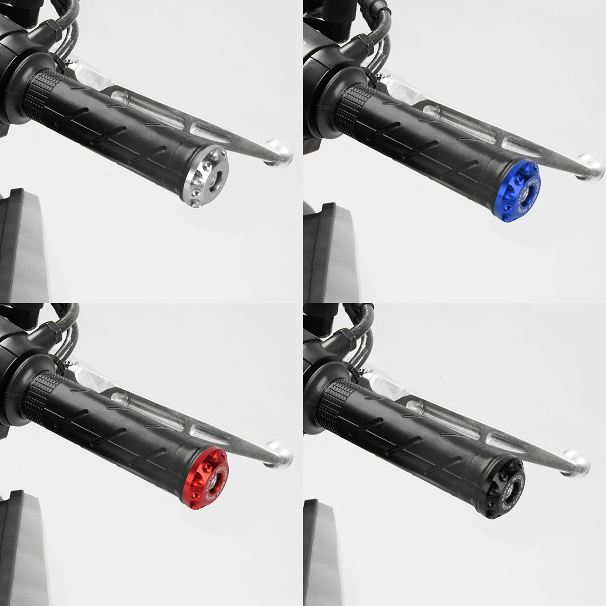 2pcs Motorcycle Handle Bar Ends Plug Grips Handlebar Plug Caps Slider Motor Bike for Honda Yamaha KTM Dirt Bike Accessories image 5