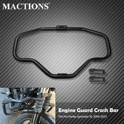 Motorcycle Highway Crash Bar Front Engine Guard Black For Harley Sportster XL 1200 883 Iron Nightster 48 Roadster 04-23 XR 08-13