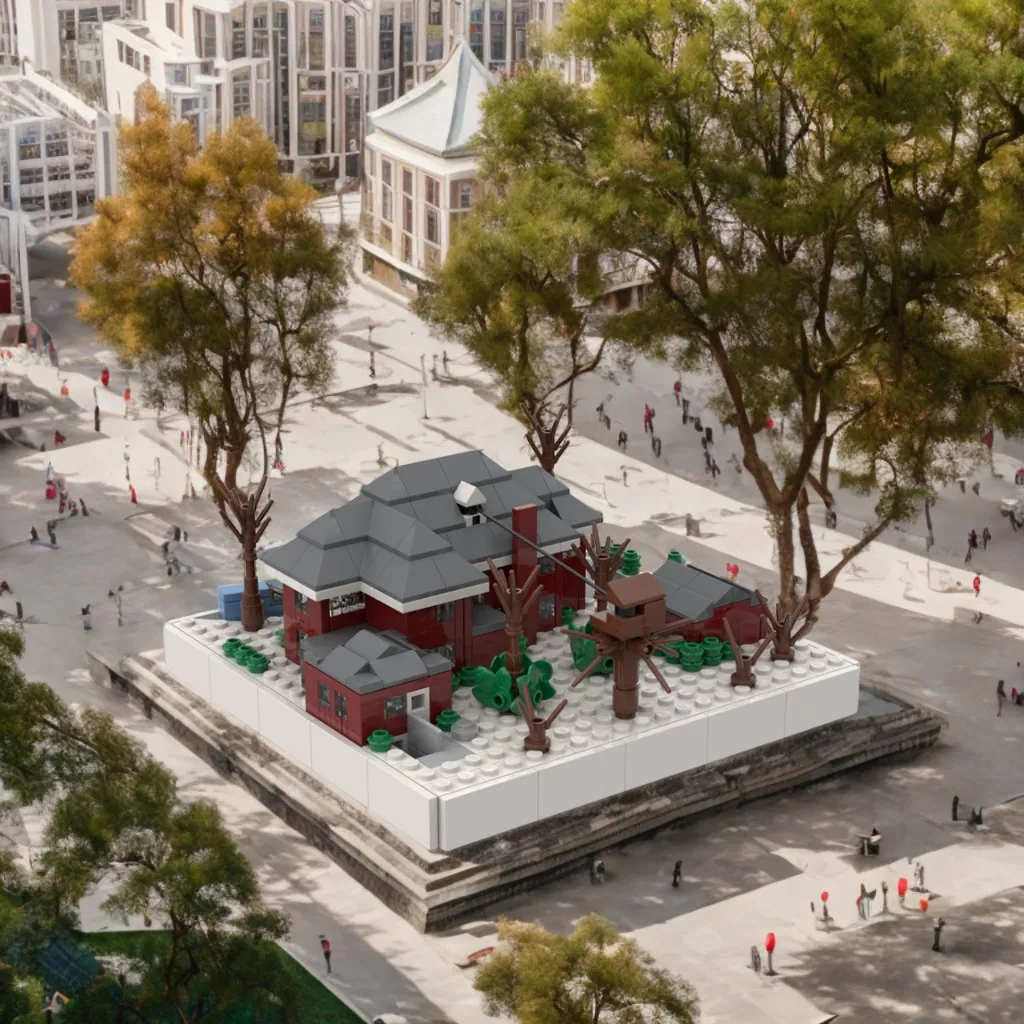 

645 шт. McCallister House для дома, MOC, классический фильм, модель резиденции, образовательная модель, строительные блоки «сделай сам», игрушки на день рождения, подарок