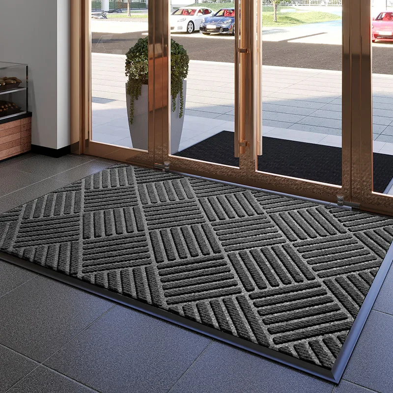 

Утолщенный внутренний и наружный дверной коврик для дома, нескользящий грязеотталкивающий напольный коврик для входной двери, приветственный коврик для дверного проема