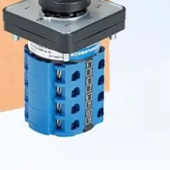 48x48mm 8 Position 4 Section Rotary Cam Changeover Switch AC440V DC240V 20A For Industrial Power System Control Electrical Equip