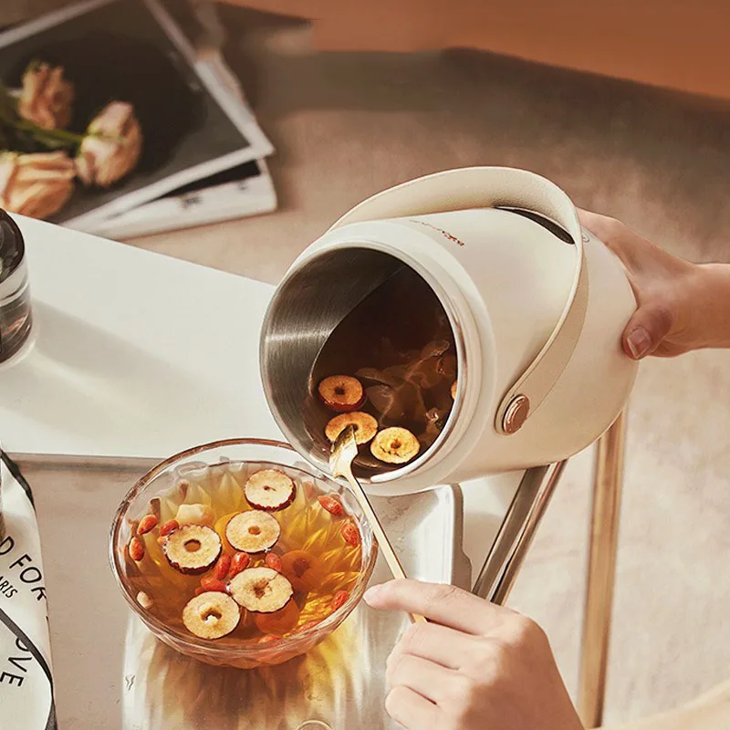 الدب المدمجة مقلاة كهربائية طباخ كهربائي مع 304 Material12-Hour الفولاذ المقاوم للصدأ الحجز لسهولة الطبخ 110 فولت 220 فولت