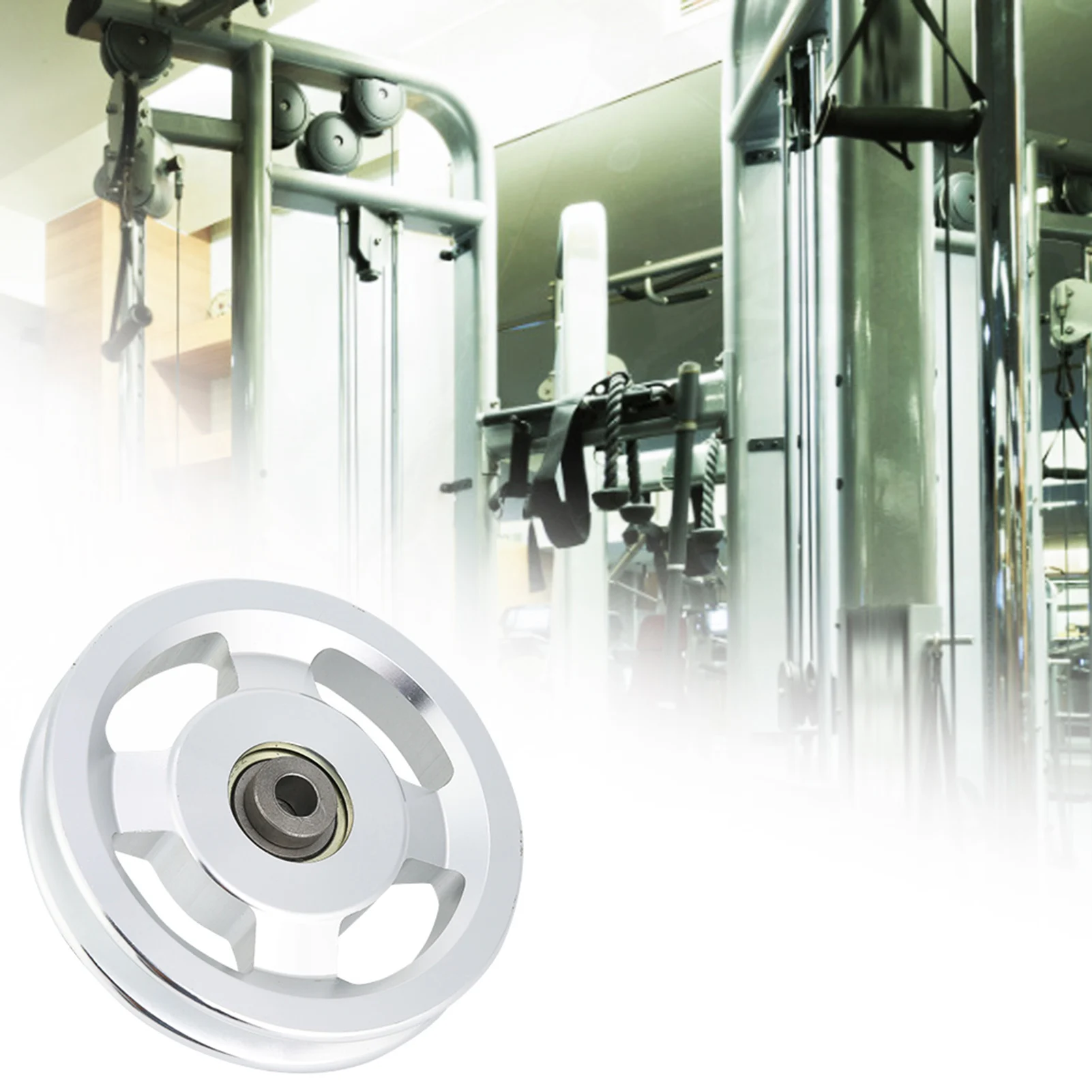 

Zk30 Aluminium Alloy Fitness Pulley Home Gym Attachments Exercise Strength Training Accessory 115mm