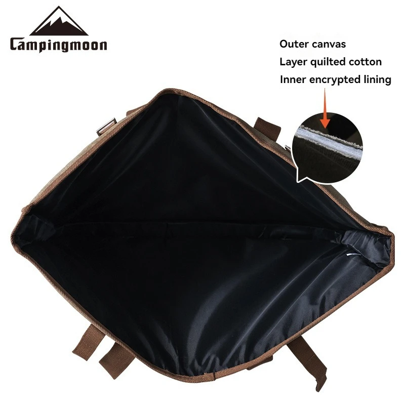 

CAMPINGMOON CK-B Складная сумка-чехол для походного столика с ручкой, холщовая сумка для хранения, сетчатая сумка для столика из железной сетки