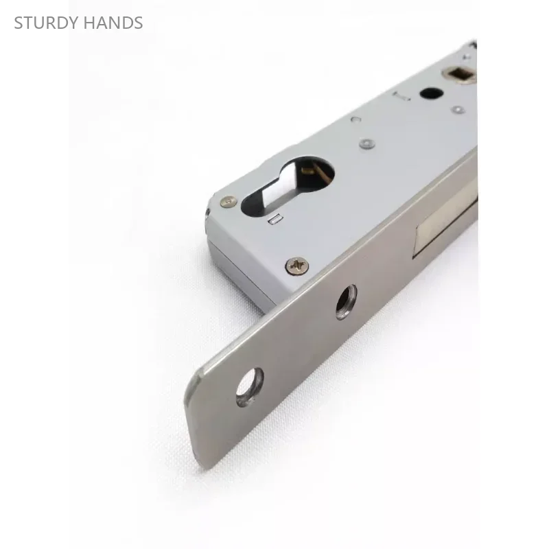 1 set of thickened stainless steel 85 * 35/30/25/20 series lock plastic steel aluminum alloy flat door lock body Excluding keys