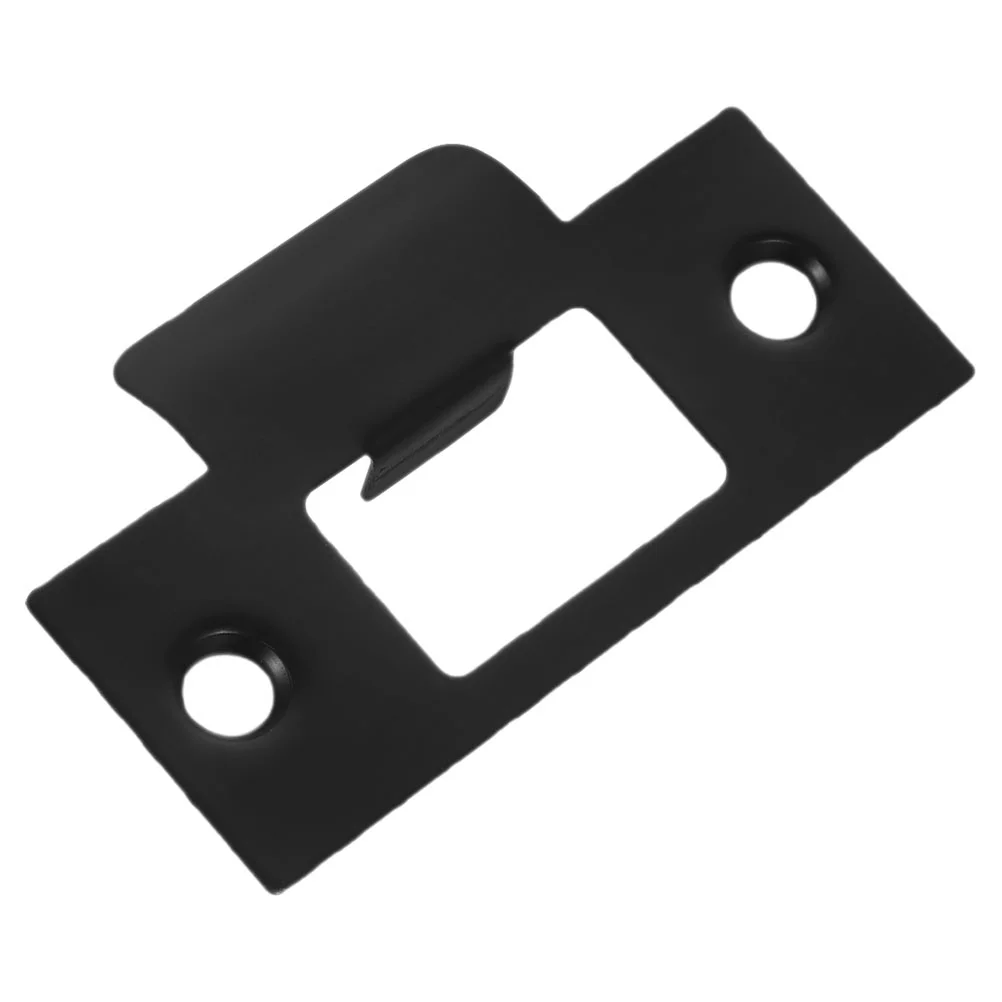 Door Lock Guide Gate Dead Bolt Strike Plates Latch Reinforcement Lengthen Extended Stainless Steel Deadbolt Catch