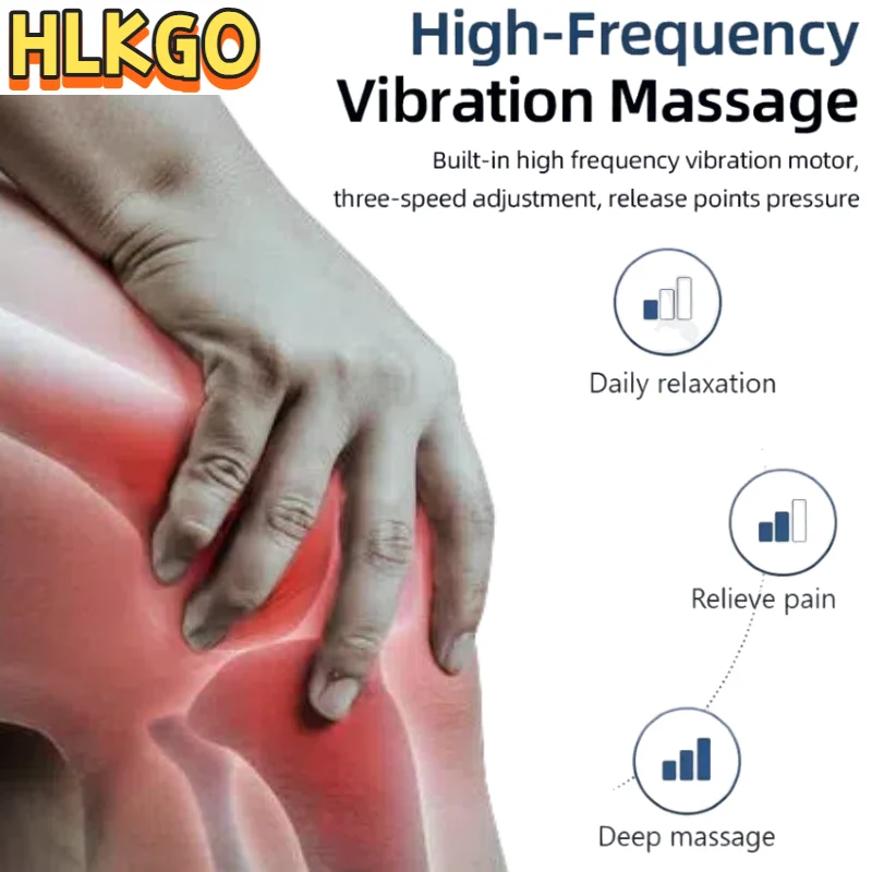 

Беспроводной умный массажер для колена с вибрацией — многофункциональный расслабляющий аппарат, идеальный подарок для здоровья бабушки, дедушки