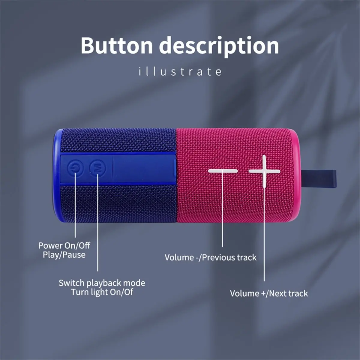 A86G NEW 2-in-1 Magnetic Split Bluetooth Speaker 20W Outdoor Waterproof Dual Splittable True Wireless Stereo Portable Subwoofer