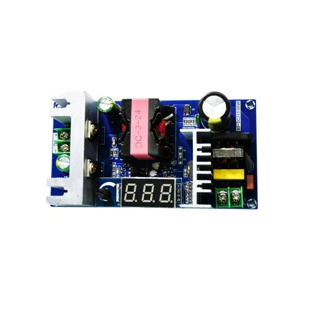 150W Adjustable Switching Power Supply Module AC100-245V to DC3-24V Adjustable Voltage with Digital Display Power Supply Board