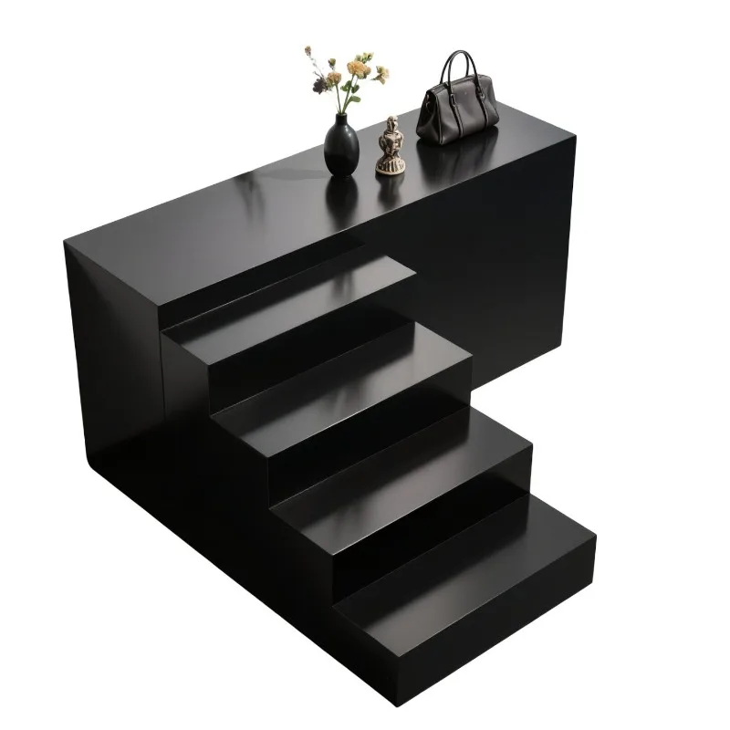 Zhongdao Display Cabinet Customized Paint Trapezoidal Zhongdao Cabinet Flow Table Company Booth Exhibition Hall Product Display