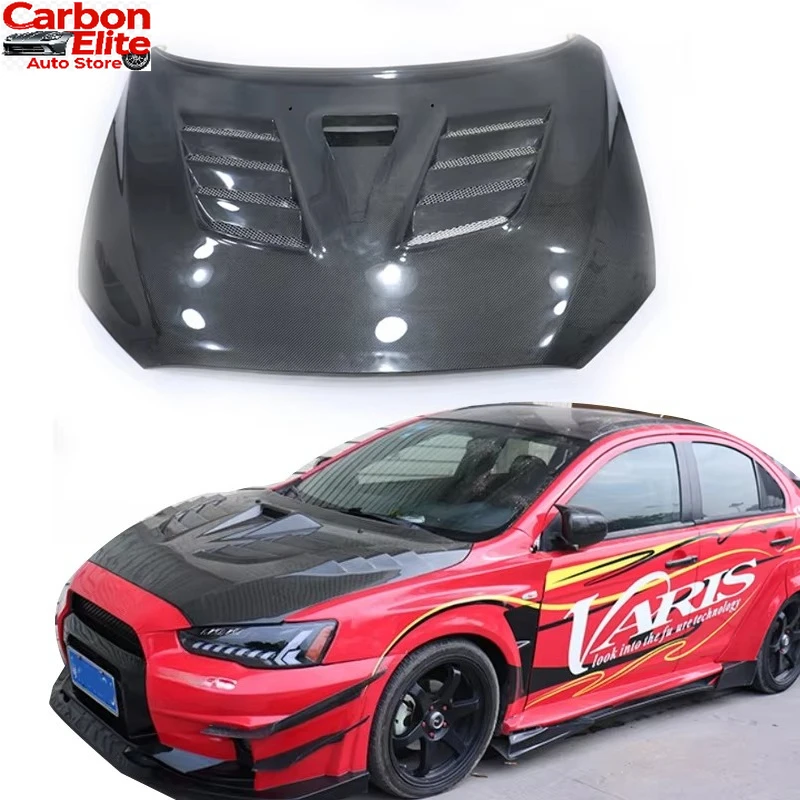 

Индивидуальный карбоновый капот BENSNEES для EVO X 2007-2016