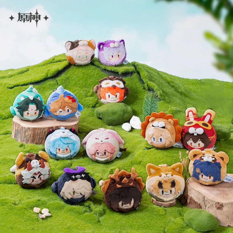 

Anime figure plush toy Genshin Impact Teyvat Zoo themed series Plush Gnocchi Genshin