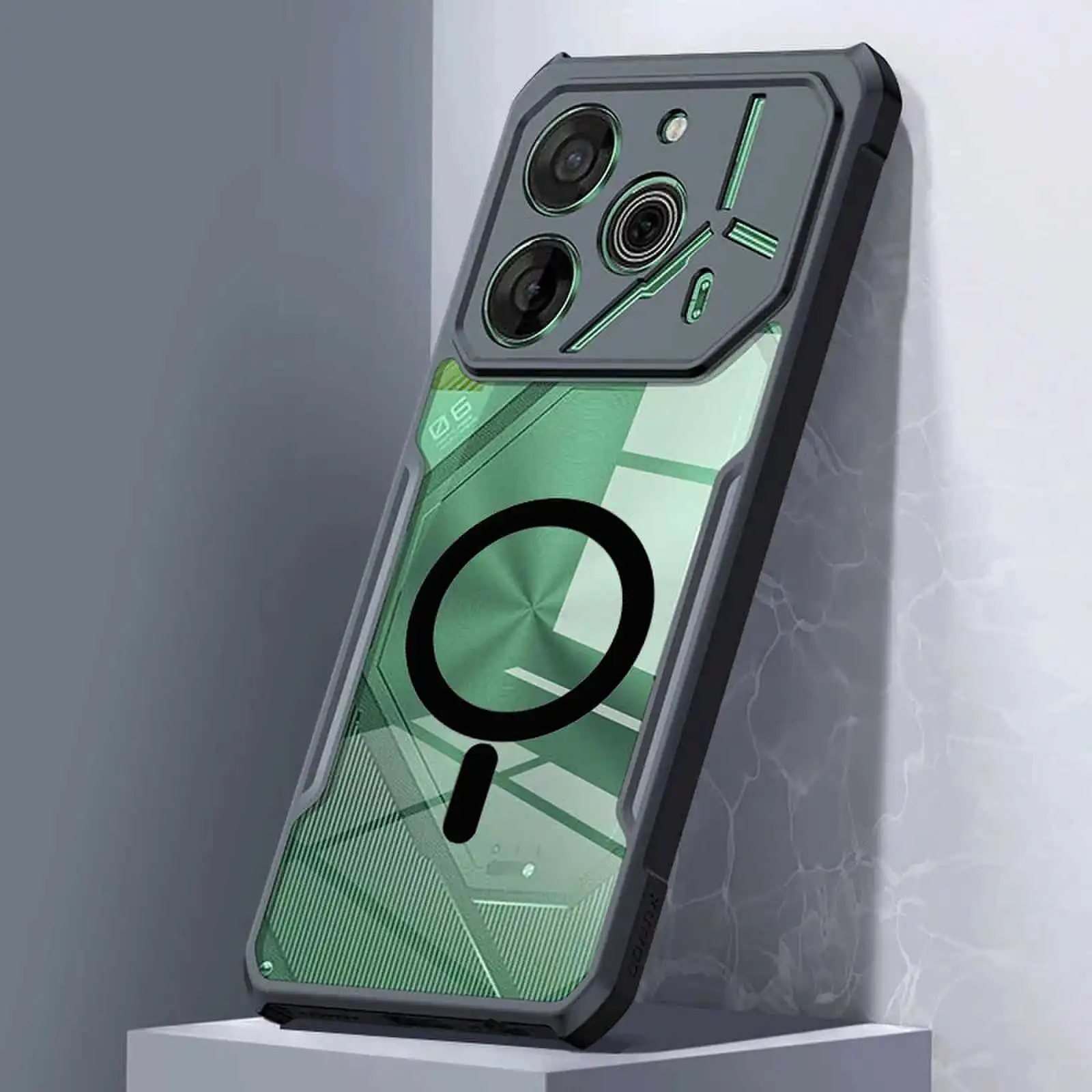 Casing ponsel transparan untuk Tecno Pova 6 5 4 Pro Neo 3 2 Li7 Li9 casing akrilik pencegahan jatuh Shock
