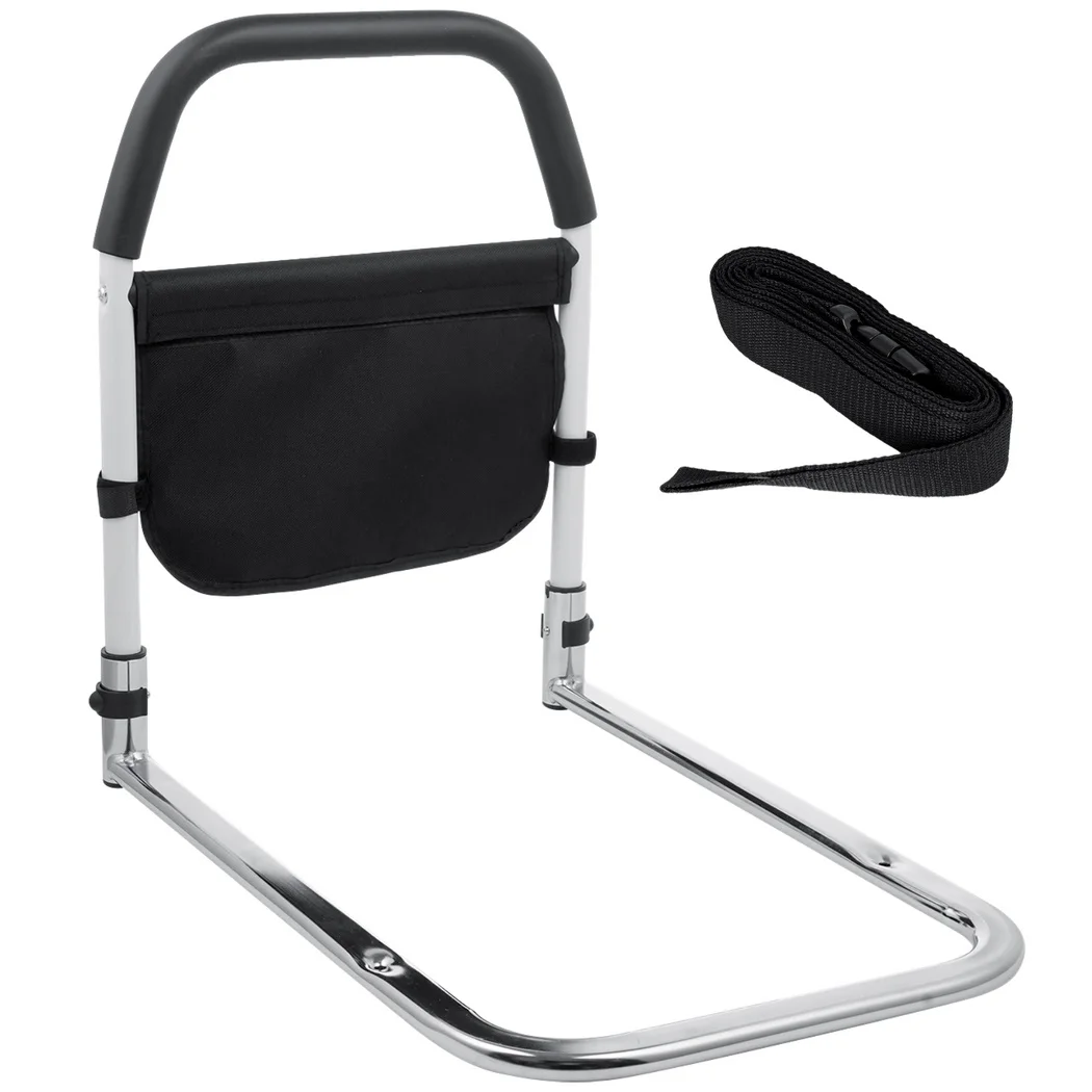 

Поручень для рук кровати для пожилых людей, прикроватные поручни из высокоуглеродистой стали для пожилых людей, портативная складная кровать, предохранительная перила, защита