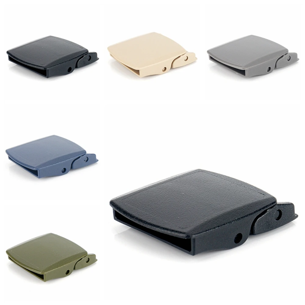 

2/5/10 Pack 38mm Plastic Colorful Craft Buckles for DIY Men's Belt Canvas Military Adjustable Webbing Automatic Buckle
