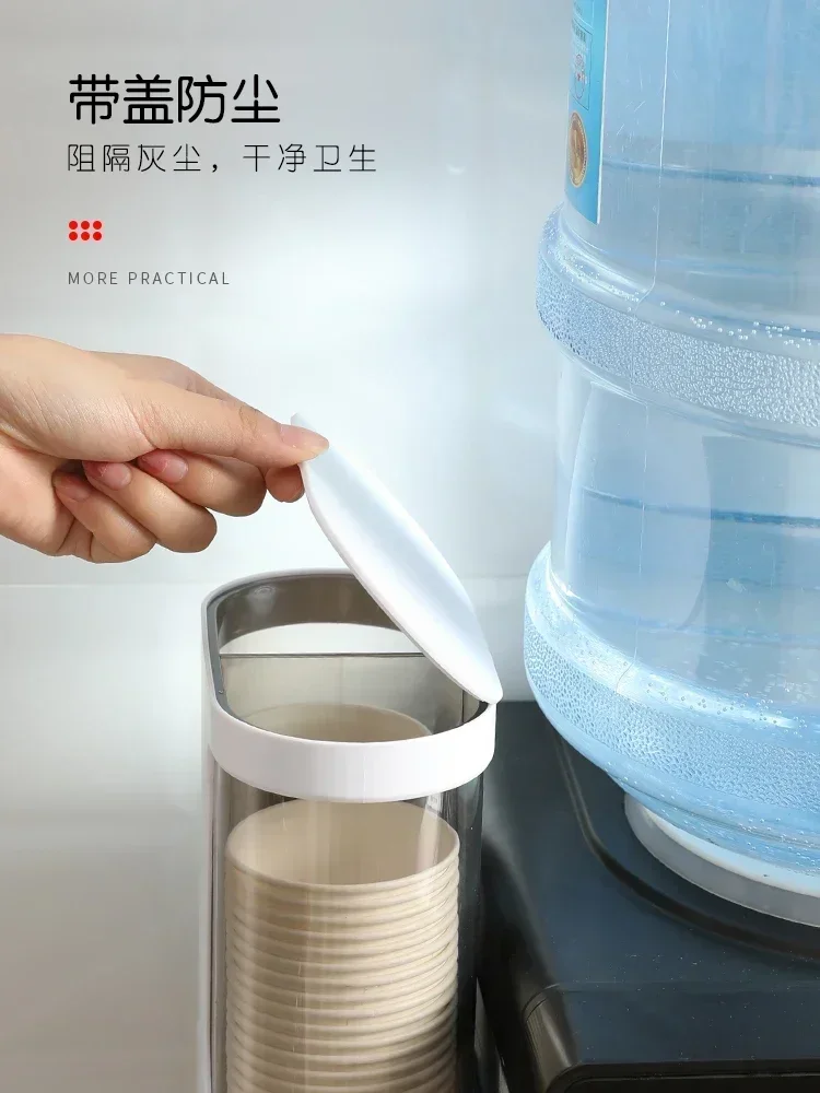 Автомобильный держатель для бумажных стаканов, держатель для стаканов с диспенсером воды, одноразовый держатель для стаканов, органайзер для хранения кофе для офиса, отеля