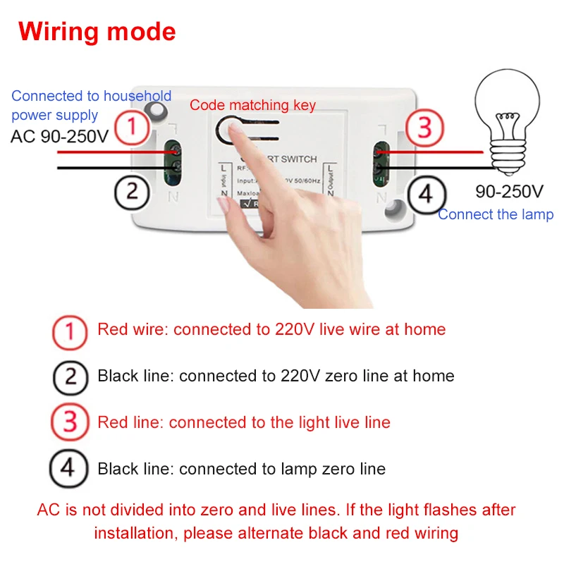 FunDeal 433 MHz Mini Wireless Remote Control Switch RF Push Button Transmitter Receiver 3.7v 4.5v 9v 12v 24v Power Switch Module