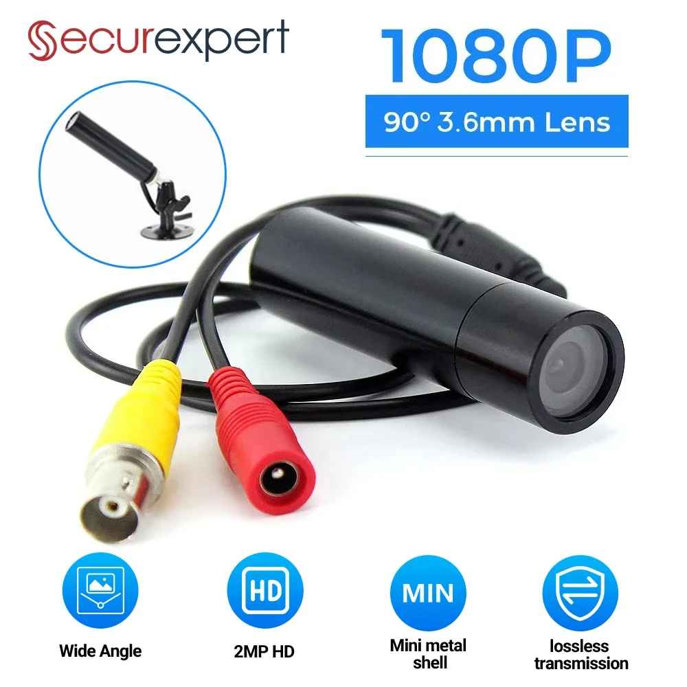 

1080P AHD Bullet Camera 2MP Мини-металлический CCTV объектив 3,6 мм день/ночное видение UTC/4-в-1 OSD IP66 Водонепроницаемый 12 В постоянного тока для внутреннего/наружного использования