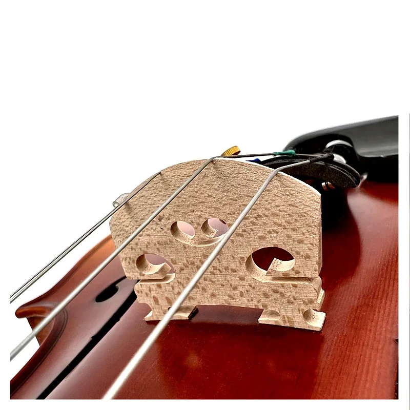 A Grade 5pcs Imported maple/ebony/rosewood 4/4 3/4 1/2 1/4 1/8 Fiddle violin bridges,Violin Parts Accessories fittings