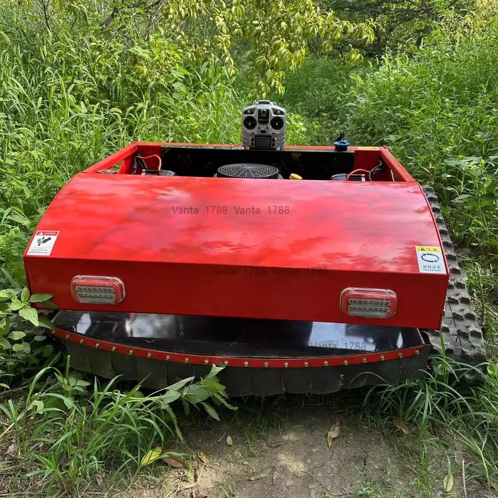 

Hot Sale 16/22HP 4-STROKE Industrial Remote Control Crawler Mower Track Lawnmower Grass Box Remote-Controlled Grass Crusher