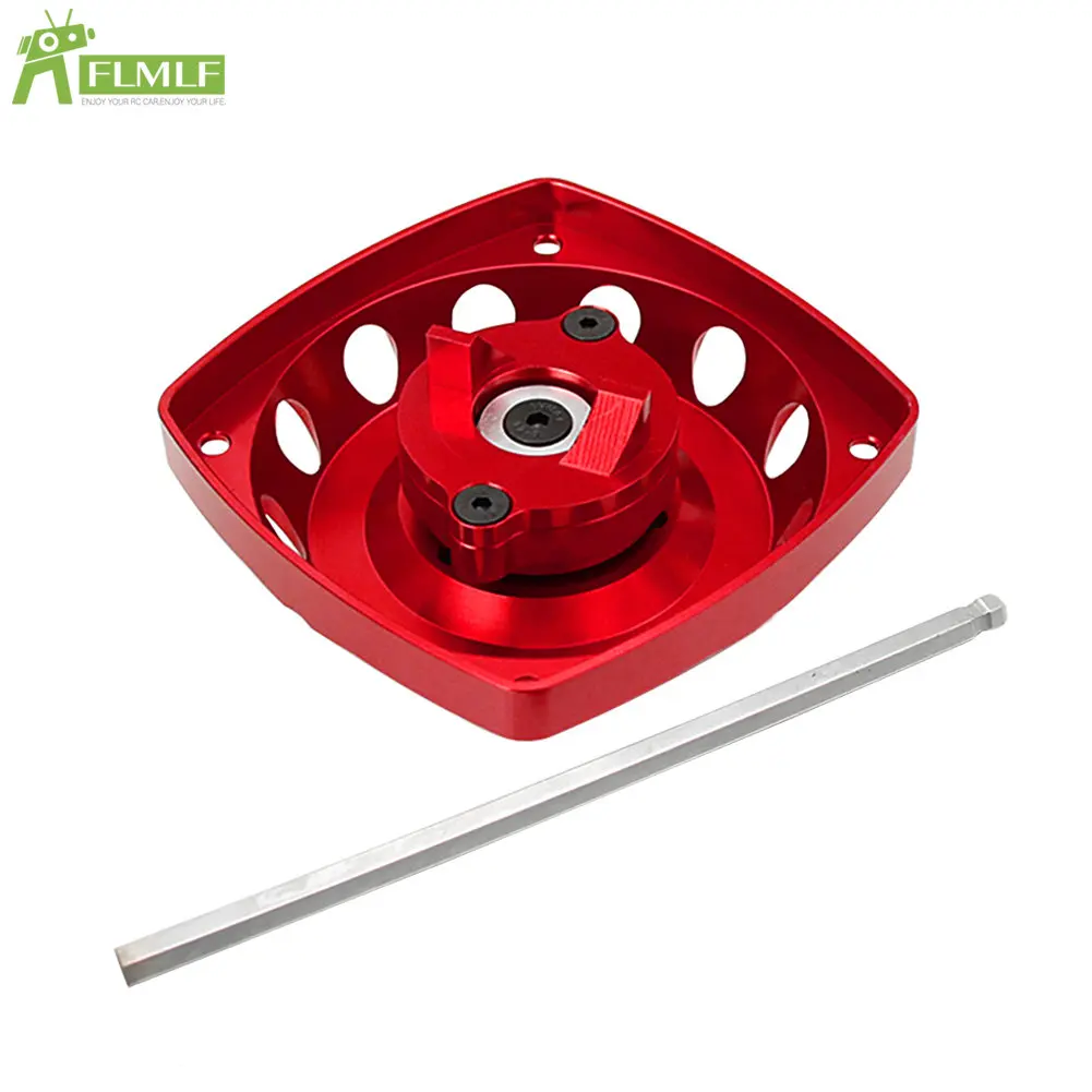 Alloy CNC Roto Starter Electric Starter of 23CC-58CC Normall Flywheel for 1/5 HPI ROFUN ROVAN KM BAJA LT FG GoPed RedCat Rc Part