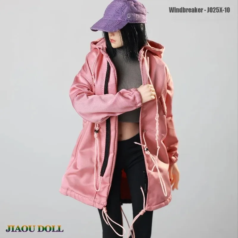 JO25X-10 1/6 スケール男性/女性おもちゃウインドブレーカーコート服モデル DIY 12 インチシン/ふっくらアクションフィギュアボディ用
