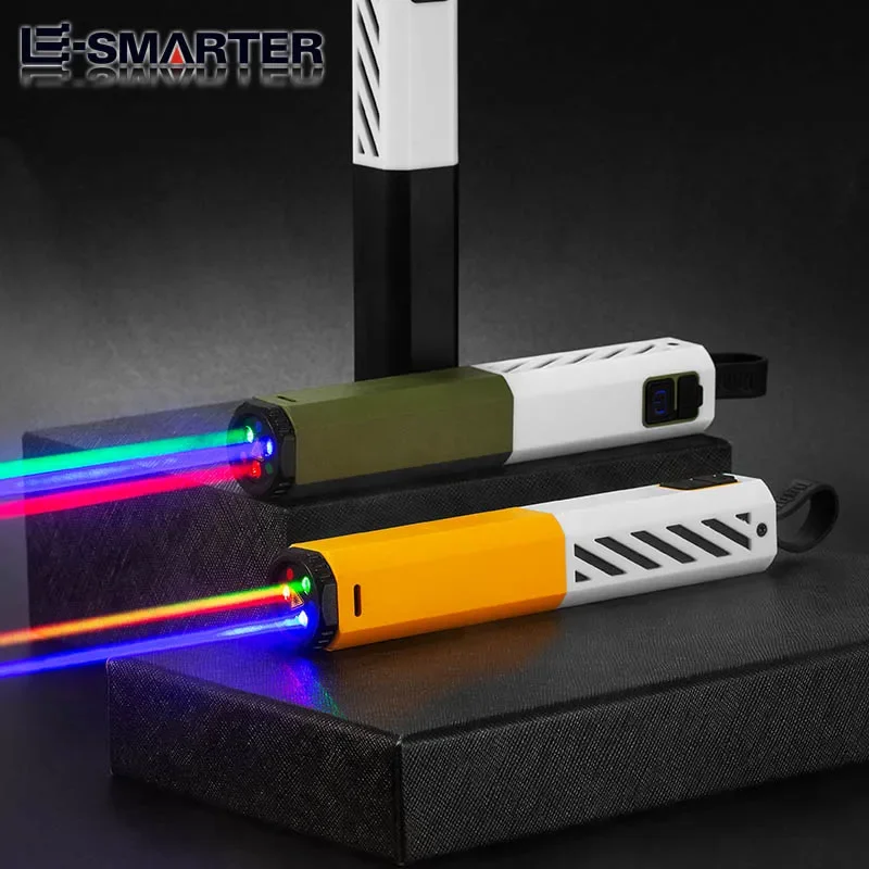 Minimally Designed Laser Flashlight, Lightweight And Portable, 18650 Battery Fast Charging, Emergency Small Flashlight