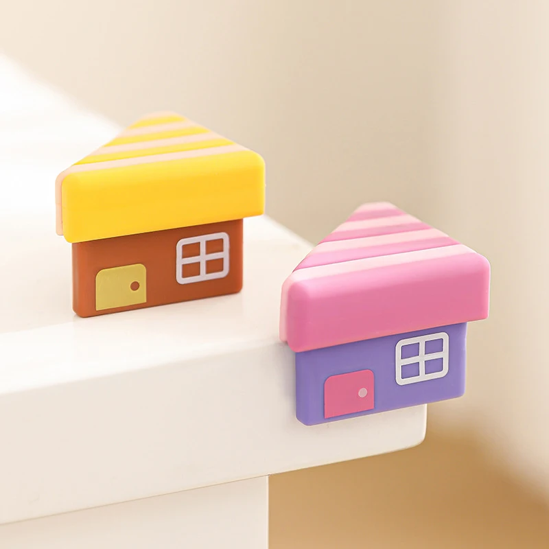 

2/4Pcs PVC Table Corner Protective Cover Soft Baby Safety Table Corner Protector Self-Adhesive Anti-Collision Angle Guard