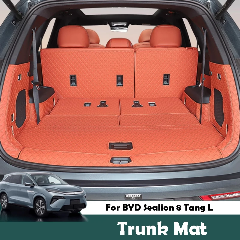 

For BYD Sealion 8 Tang L 2025 Fully Enclosed Leather Material Car Interior Accessories