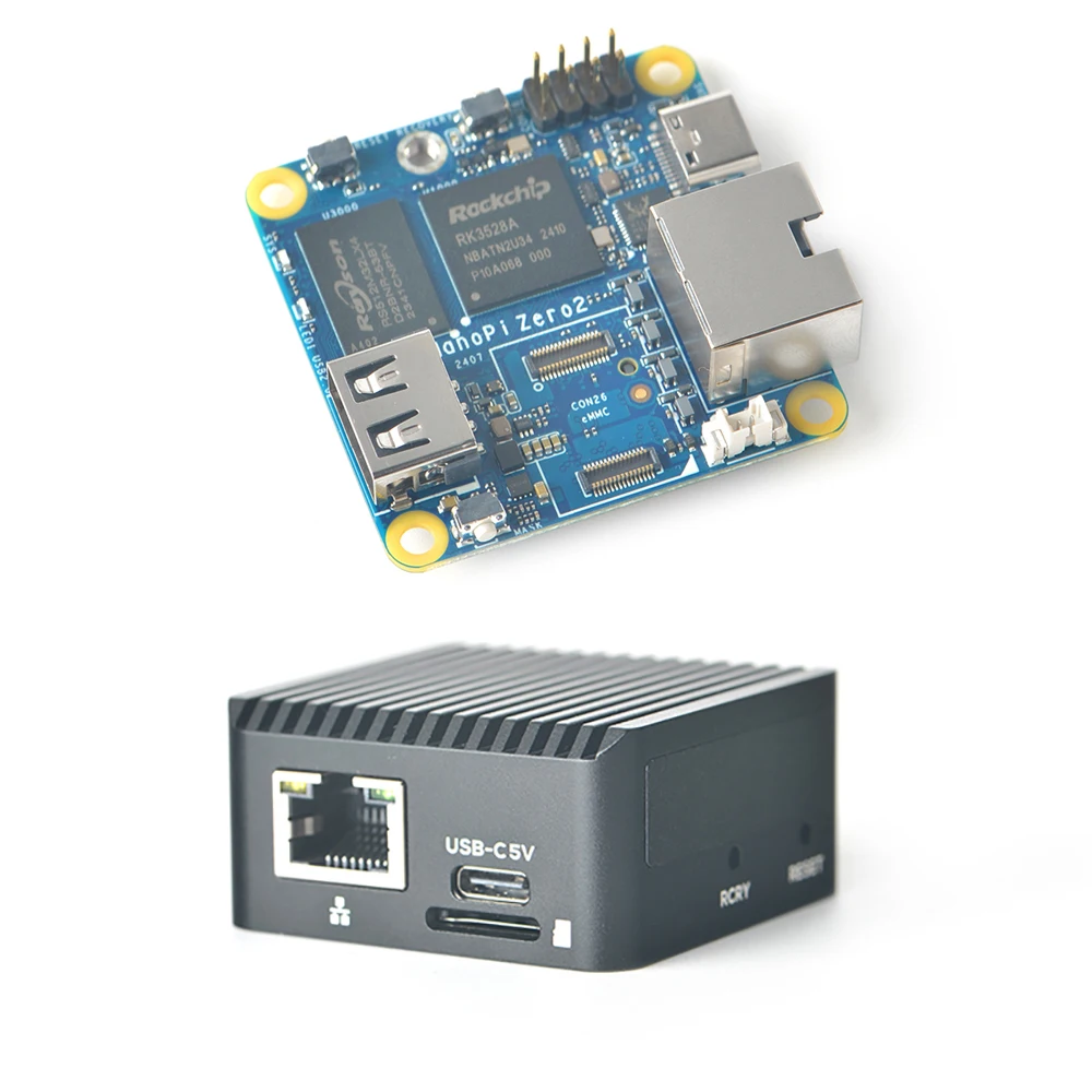 لوحة NanoPi Zero2 ARM 1GB / 2GB RAM Rockchip RK3528A منفذ جيجابت إيثرنت يدعم وحدة M.2 WiFi Linux/Openwrt/Debian/Ubuntu #2