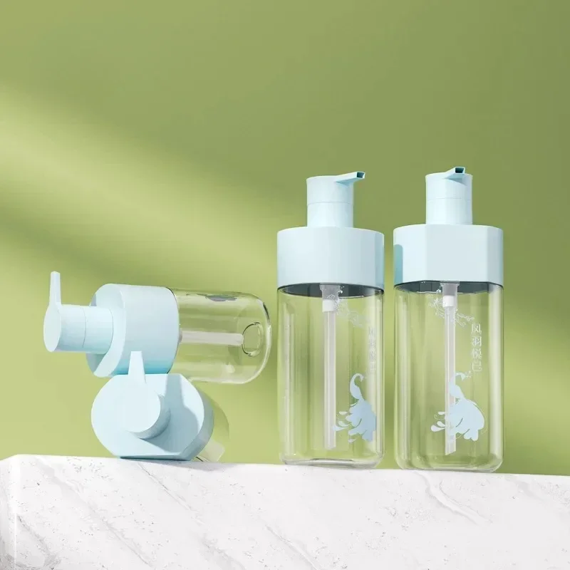 Przenośny pusty balsam / spray Bezpowietrzne butelki wielokrotnego napełniania Kobieta 300/500ml Butelka podróżna Pompka Kosmetyczka Pojemnik