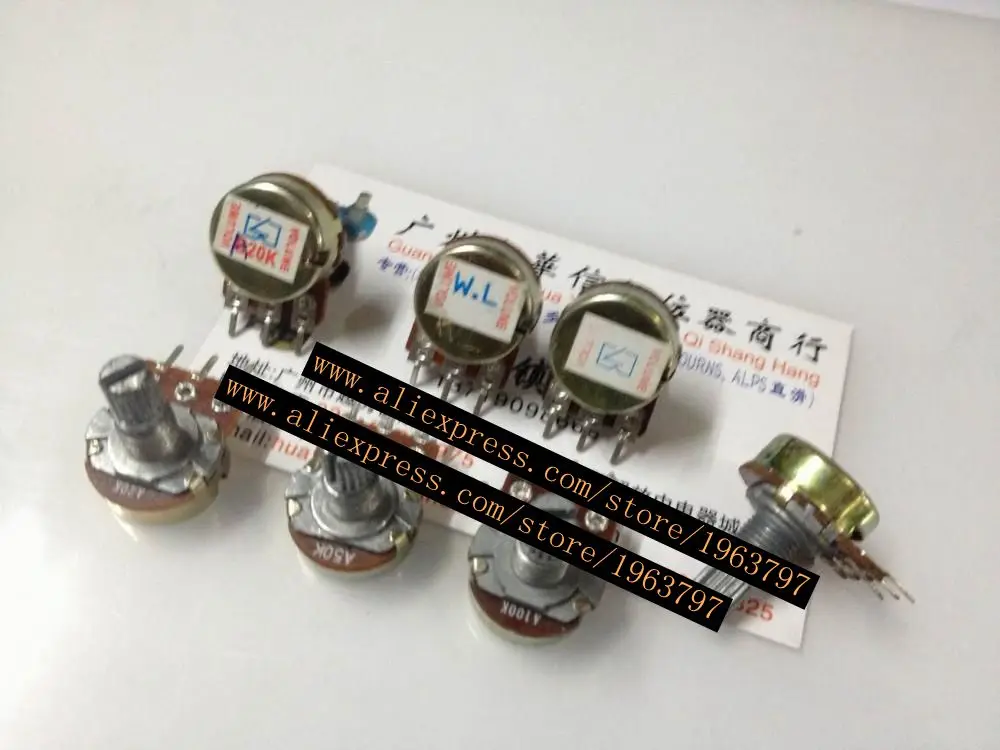 1pcs/lot 148 single joint potentiometer A20K A50K A100K A200K handle 15MM Flower