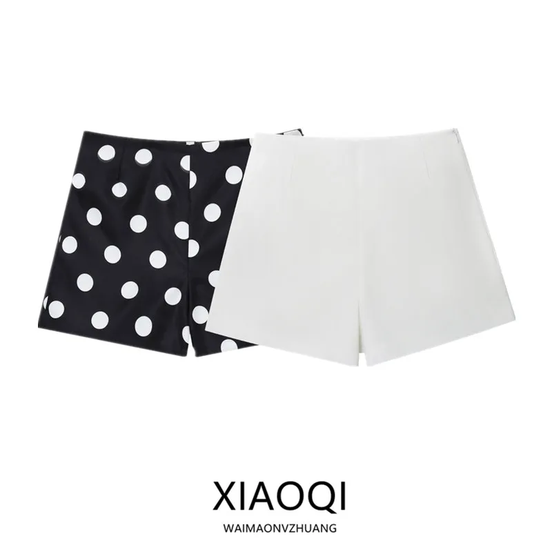 Summer 2025 High Waist Casual Shorts Women's Fashion Versatile Minimalist All-Match Straight Leg Pants Commute Style 3067500