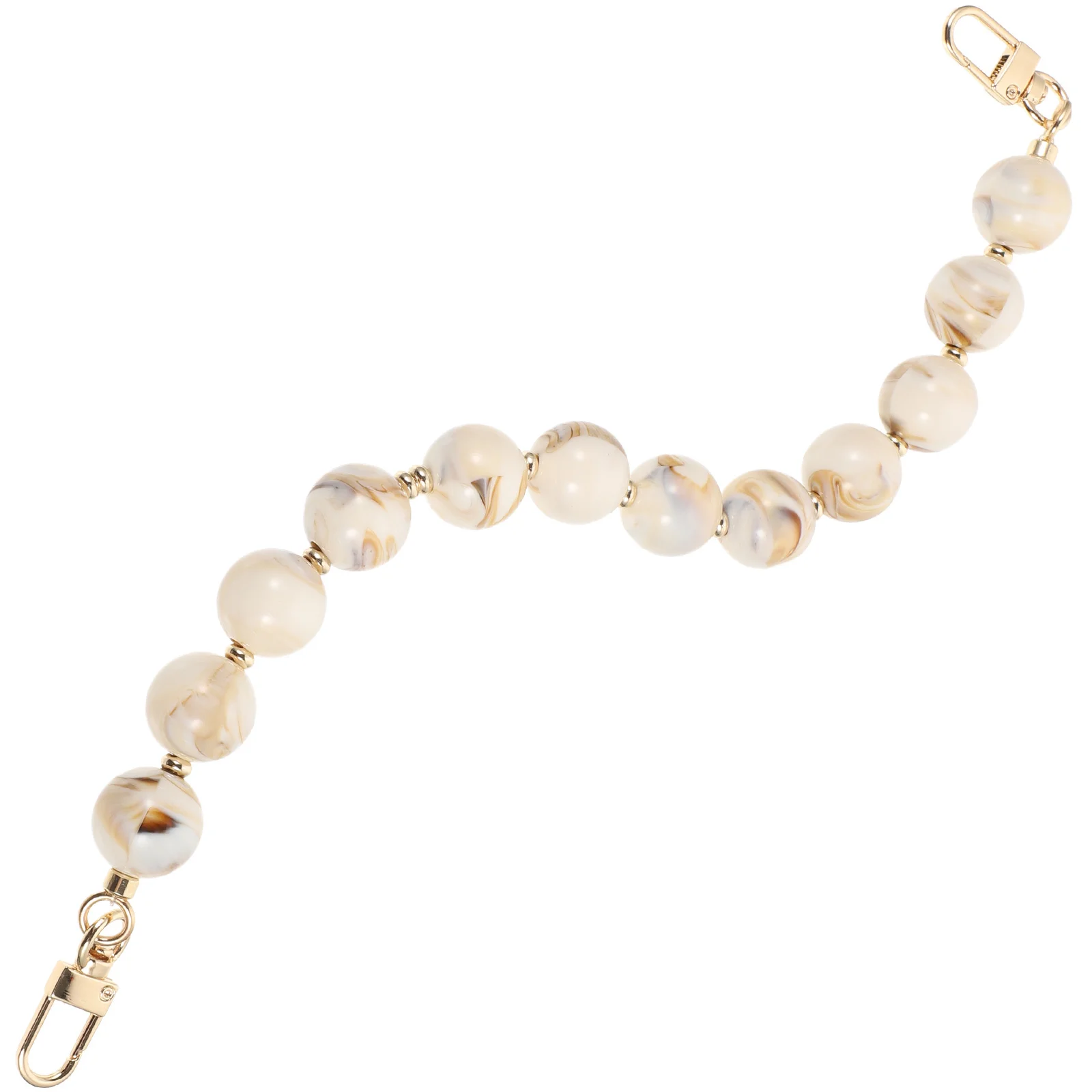 

Beaded Purse Chain Replacement Round Stylish Bag Chain Handle for Handbag Clutch Mini Tote Bucket Purse Chains for Handbags