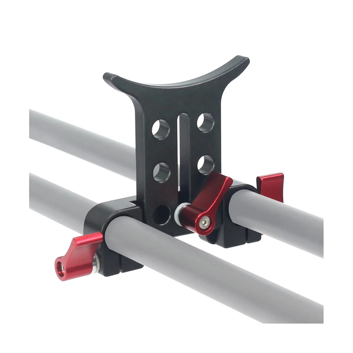 알루미늄 합금 망원 렌즈 브래킷 어댑터 연장 튜브 클립, 5D3 5D2 SLR DSLR 카메라용, 블랙, 15mm