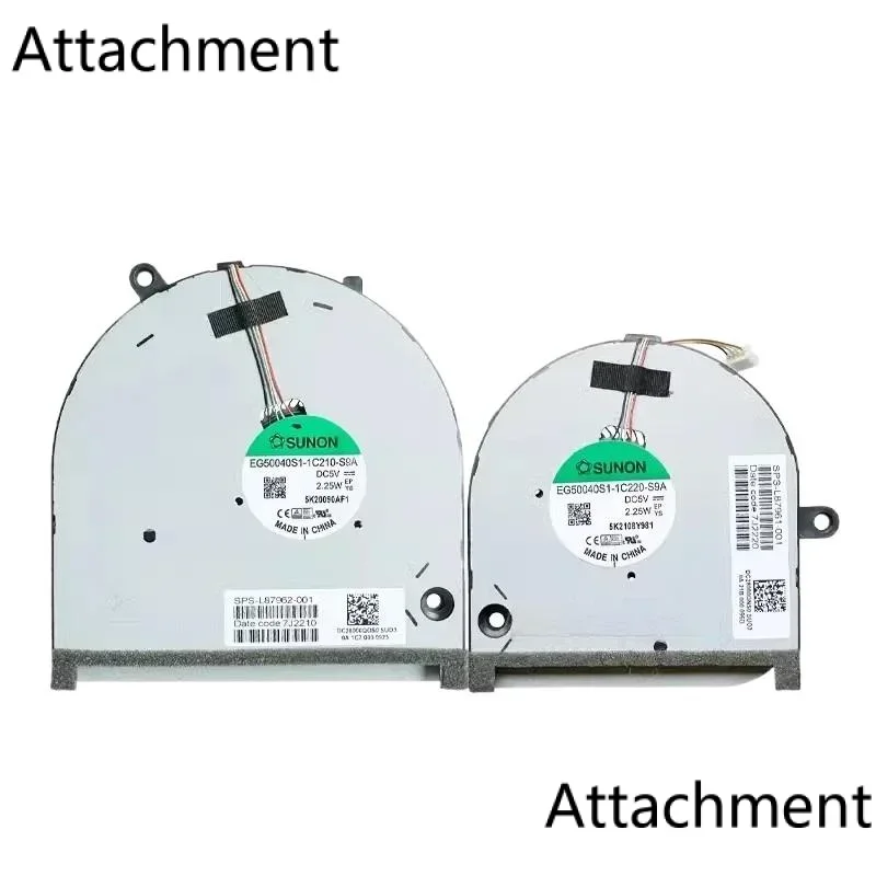 مروحة لابتوب جديدة لأحصنة الحسد 17 m-cg l87962 dc 5v