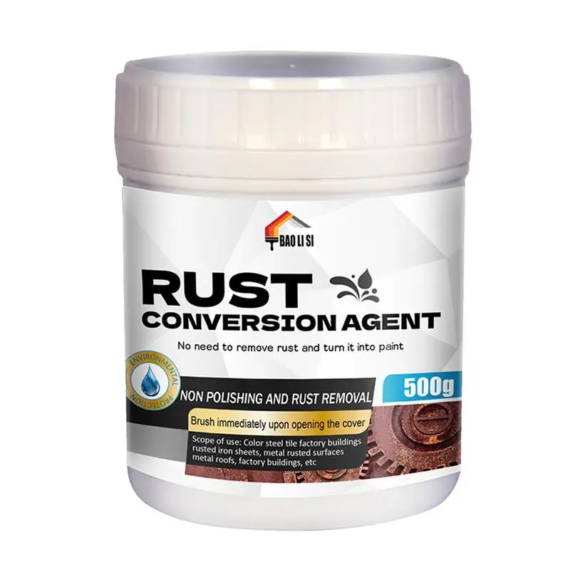 

Rust Encapsulator Paint 500ml Rust Converter Metal Primer Professional Water-Based Convert Rust Into A Ready To Paint Surface