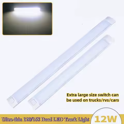 96/120/168LED RV Trunk Light 12V/24V Caravan Ceiling LED Trailer Motorhome Van Lorry Truck Camper Boat Light Interior Lighting