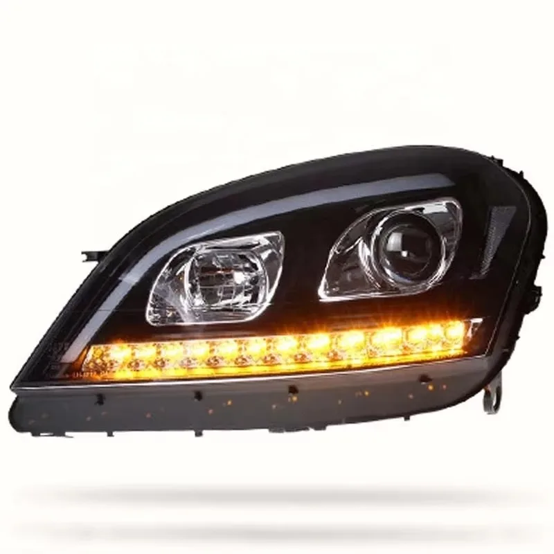

Для Mercedes-Benz W164 ML280 ML320 ML350: Светодиодные фары, передние фонари, динамические указатели поворота, 2005-2008 годы выпуска