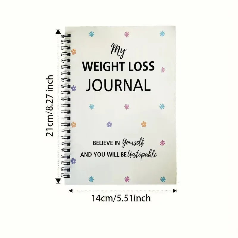 Ready Stock Weight Loss Planner Journal Diet Progress Record Fitness Schedule Notebook