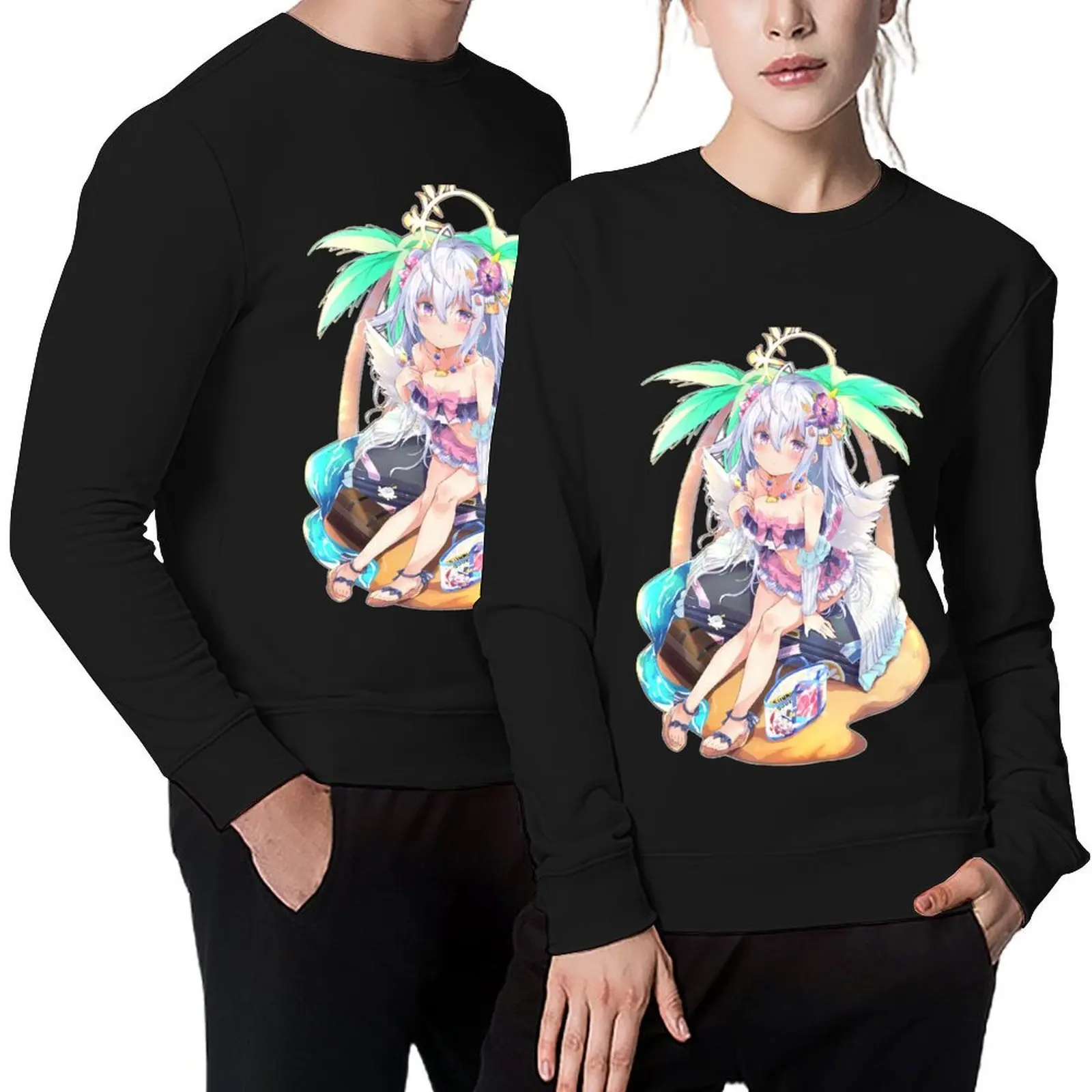 

Shirasu Azusa Pullover clothes for men mens clothing men clothes tracksuit men graphic sweatshirts