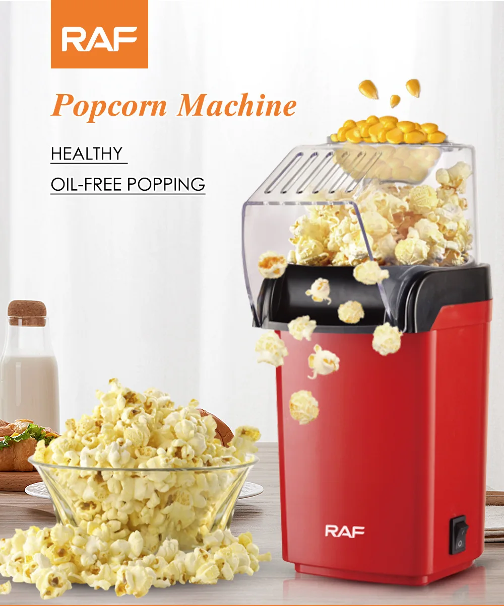 220V Makers Popcorn Mini maszyna do popcornu elektryczna maszyna do urządzenia gospodarstwa domowego w pełni automatyczna maszyna do popcornu do