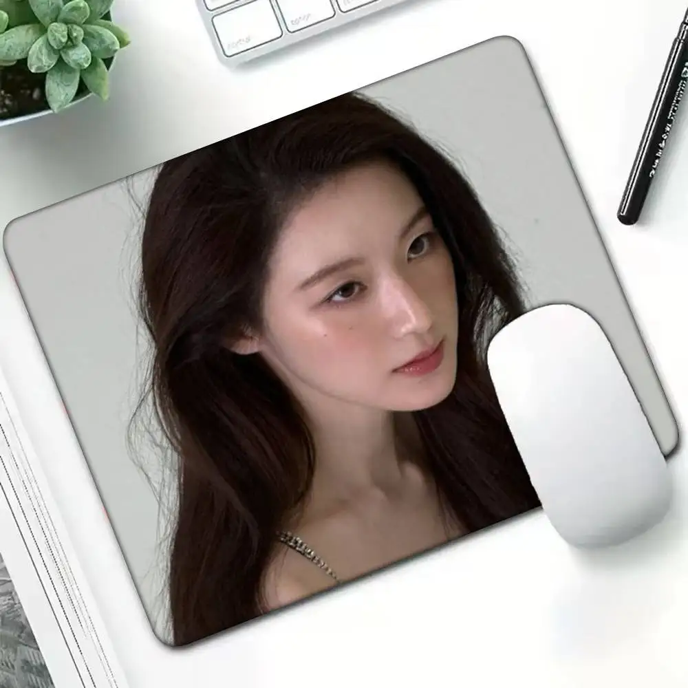 Alfombrilla de ratón Singer S-SHUHUA, borde pequeño para jugadores, alfombrilla de escritorio para ordenador, goma antideslizante Rectangular, 1 ud.