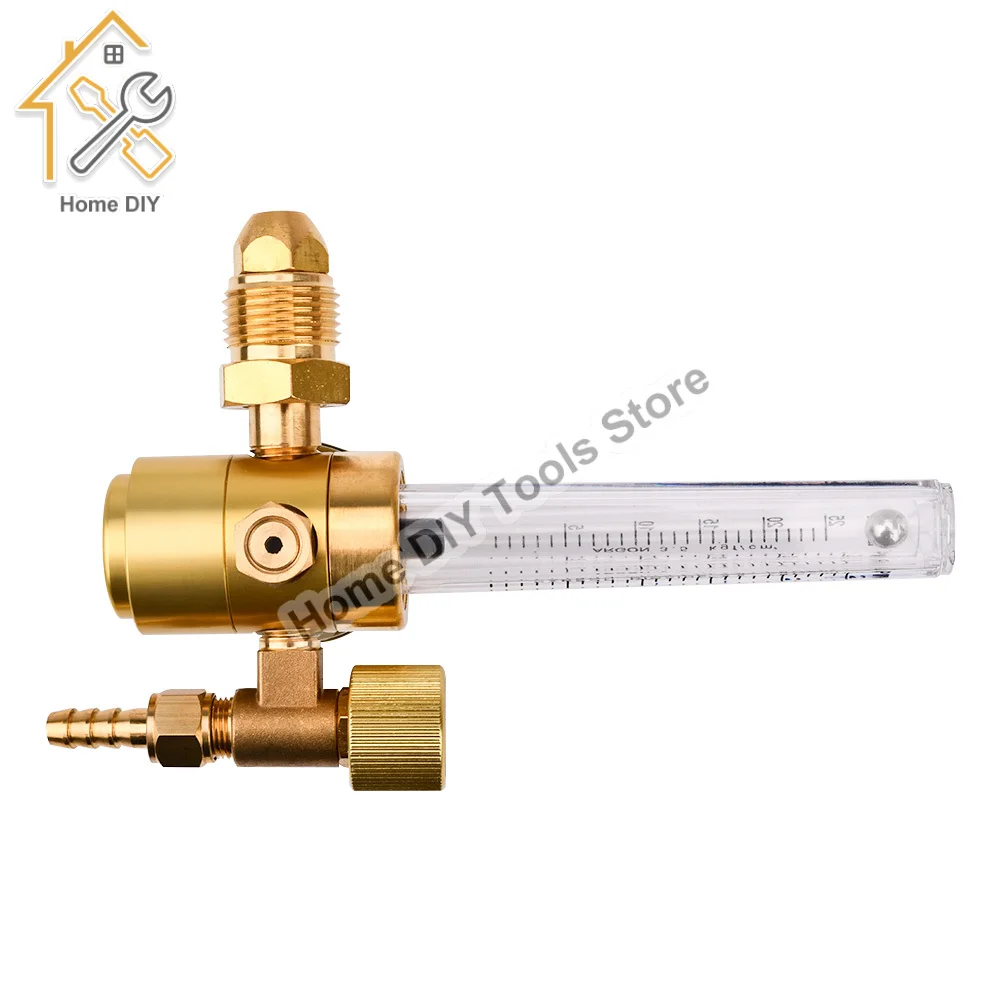 1-25 MPa Argon CO2 Mig Tig Flow Meter Gas Regulator Flowmeter Welding Weld Gauge Argon Regulator Pressure Reducer G5/8 Thread