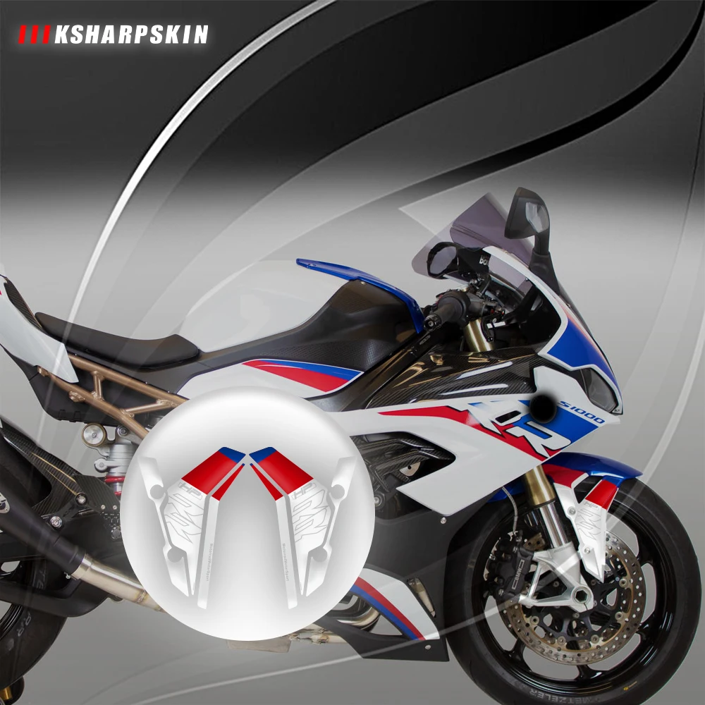 2019 2020 2021 2022 Stickers Decals Front Fender For BMW S1000RR S 1000 RR S1000 RR 2019-2022 3D Gel Fairing Decals