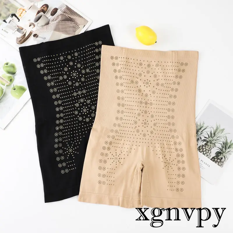 Xgnvpy-ropa interior de cintura alta para mujer, Bóxer adelgazante posparto, levantamiento de cuerpo y cadera, adelgazante de muslo